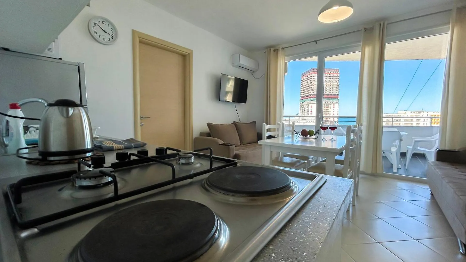 White Apartment Golem  Golem (Tirana)